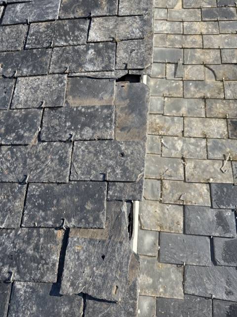 Avant changement des ardoises