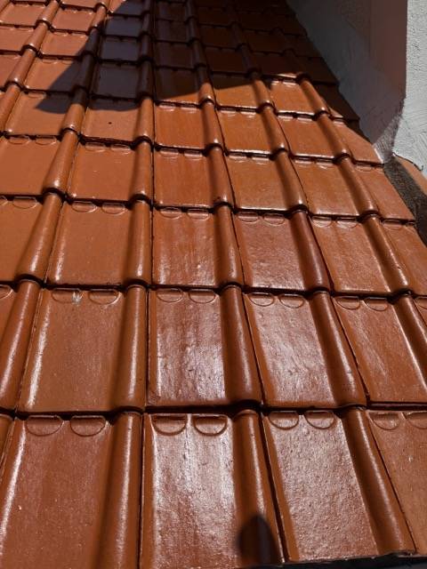 Après le passage de la résine hydrofuge