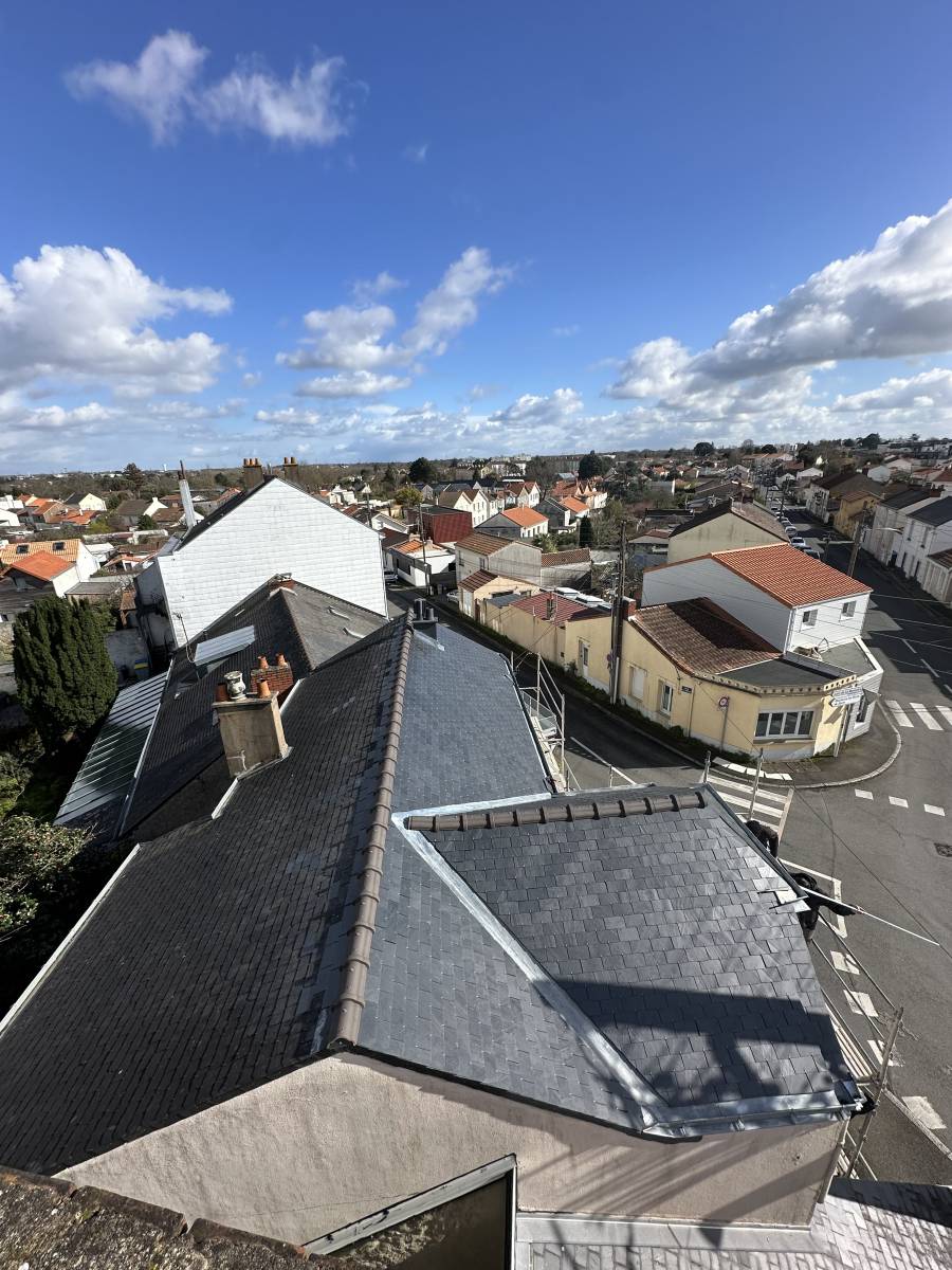 vue aérienne de la toiture 